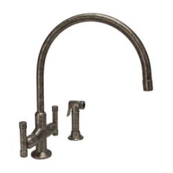 Sonoma Forge Kitchen Faucet | Cuvee Extended Spout | Side Spray | Deck Mount