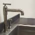 Sonoma Forge Kitchen Faucet | Brut | Elbow Spout | Side Spray | Deck Mount