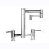Waterstone Kitchen Faucet | Hunley | Bridge | 12" Articulated Spout | Deck Mount