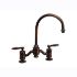 Waterstone Kitchen Faucet | Hampton | Bridge | Lever Handles | Deck Mount