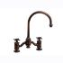 Waterstone Kitchen Faucet | Hampton | Bridge | Cross Handles | Deck Mount