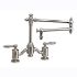 Waterstone Kitchen Faucet | Towson | Bridge | 18" Articulated Spout | Lever Handles | Deck Mount