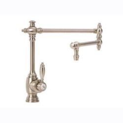 Waterstone Kitchen Faucet | Towson | 18" Articulated Spout | Single Handle | Deck Mount