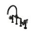 Kingston Brass Kitchen Faucet | Belknap | Bridge | Side Spray | Deck Mount