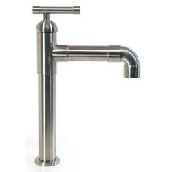 Sonoma Forge Bar or Prep Faucet | Brut | Elbow Spout | Single Post | Deck Mount