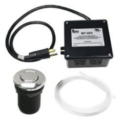 Round Style Push Button Waste Disposal Air Switch