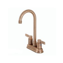 Kingston Brass Bar faucet | NuvoFusion | Centerset | Deck Mount