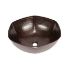 16" Espeso Canto Copper Vessel Sink by SoLuna