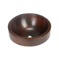 17" Prescenio Copper Vessel Sink by SoLuna