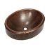 18" Oval Prescenio Copper Vessel Sink by SoLuna