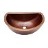 18" D-Shape Copper Vessel Sink by SoLuna