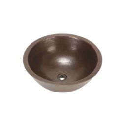 18" Colina Copper Vessel Sink by SoLuna
