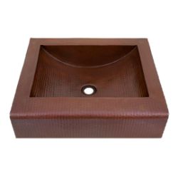 20" Bandeja Copper Bathroom Sink by SoLuna