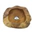 Teak Wood Vessel Sink | Small | Round