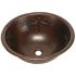 17" Round Copper Bathroom Sink - Dragonfly by SoLuna