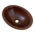 15" Oval Copper Bathroom Sink by SoLuna