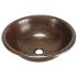 15" Round Copper Bathroom Sink by SoLuna