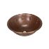 17" Round Copper Bathroom Sink - Stars by SoLuna