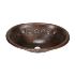 17" Oval Copper Bathroom Sink - Floral by SoLuna