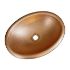 17" Oval Copper Bathroom Sink by SoLuna