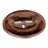 19" Oval Copper Bathroom Sink by SoLuna