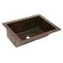 20" Angled Wall Copper Bathroom Sink by SoLuna