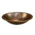 19" Oval Copper Bathroom Sink - Horse by SoLuna