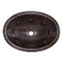 19" Oval Copper Bathroom Sink - Texas Star by SoLuna