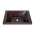 20" Charola Copper Bathroom Sink by SoLuna