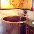 Custom copper bathtub