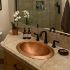 19" Oval Copper Bathroom Sink by SoLuna
