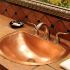 19" Durango Copper Bathroom Sink by SoLuna