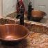 15" Round Copper Bathroom Sink by SoLuna