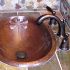 19" Oval Copper Bathroom Sink - Dragonfly by SoLuna
