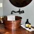 16" Bucket Copper Vessel Sink by SoLuna