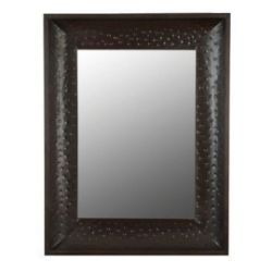 Medium Hammered Metal Mirror Frame