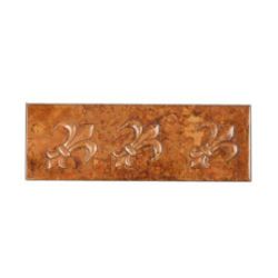Copper Liner Tile - Fleur de Lis by SoLuna