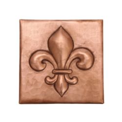 Copper Tile by SoLuna - Fleur de Lis
