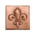 Copper Tile by SoLuna - Fleur de Lis