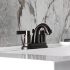 NuvoFusion KB8615NDL Double-Handle 3-Hole Deck Mount 4-Inch Centerset Bathroom Faucet with Pop-Up Drain, Oil Rubbed Bronze