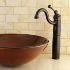Heritage KB1425BL Single-Handle 1-Hole Deck Mount Vessel Faucet, Oil Rubbed Bronze