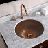 17" Round Copper Bathroom Sink by SoLuna