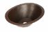 17.5" Oval Copper Bar Sink w/Flat Bottom by SoLuna