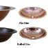 Picture of SoLuna Copper Bathroom Sink | 17" | Round | Joining Rings