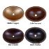 Picture of SoLuna copper Bathroom Sink | 17" | Round | Pescado | Rolled Rim