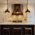 Custom copper pendant lighting