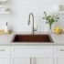 Copper kitchen sinks