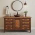 Sierra Ventura Wood and Copper Vanity