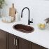 SoLuna Copper Bar Sink | 26.5" | Oval Tub