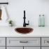 15" Triangular Copper Bar Sink by SoLuna